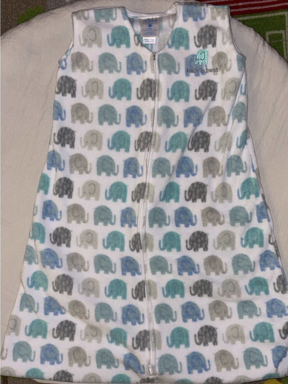 Halo Sleep Sack Wearable Blanket Elephant Print